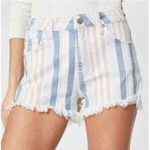 Mavi Jeans Striped Rosie Shorts